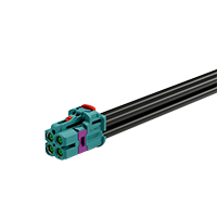 MINI FAKRA FEMALE(T-MF) FOR RG174, RTK031 CONNECTOR (Quad) (w/CPA) 