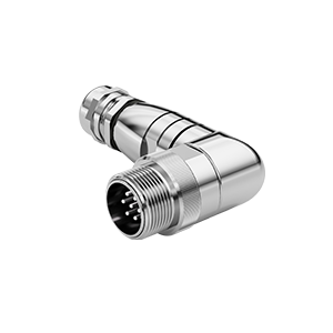 EN07 6+PE Male 90° Elbow Modular Connector