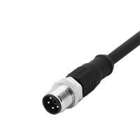 M12 L-Coding 3Pins Male Molded Cable
