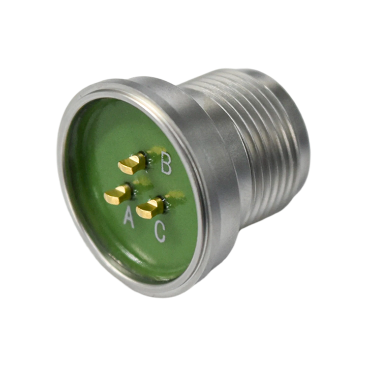 MIL-C-5015 Series Stainless Steel 3 Cores Male Panel Socket