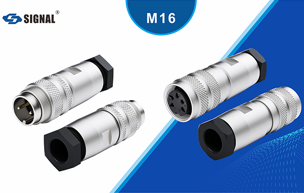 What are the characteristics of M16 waterproof connectors?