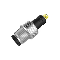 M5 4Pins Male Plugs For Molding