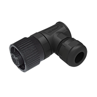 RD24 7Pins Female Right Angle Assembly Connector