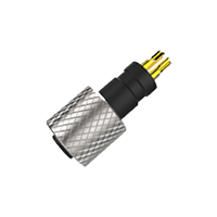 M5 4Pins Female Plugs For Molding