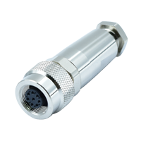 M9 8Pins Female Assembly Connector