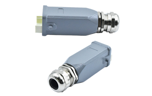 What are the wiring methods for heavy-duty connectors?