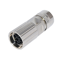 M17 4Pins Male Straight Assembly Connector