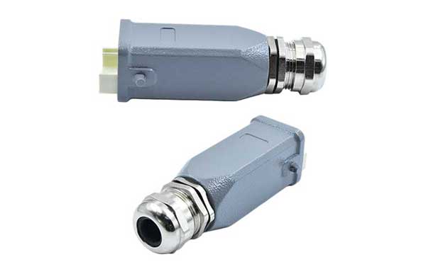 What are the wiring methods for heavy-duty connectors?