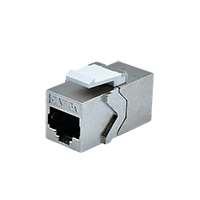 C6A Shielded Metal Straight-Through Module