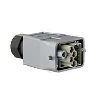 Heavy-Duty Connector – Top-Entry, High-Profile, Single-Lever Plug (Male)