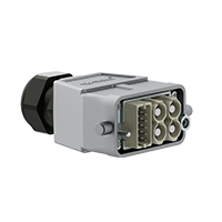 Heavy-Duty Connector – Top-Entry, High-Profile, Single-Lever Plug (Male)