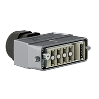 Heavy-Duty Connector – Top-Entry, High-Profile, Single-Lever Plug (Male)