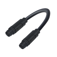 NMEA 2K M12 A-coding 5Pin Male to Male (Micro) Cable Connector