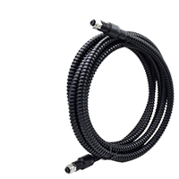 M12 A CODING 4P/F ANTI-VIBRATION TO OPEN CABLE